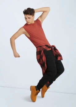 Weissman Boys Sleeveless Tee 15 Weissman Boys Sleeveless Tee -Dance Costumes 10471 paprika 035 90427.1678886705