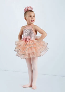 Weissman 5 Positions All In A Row -Dance Costumes 12562 sherbet 2638 52213.1698449229