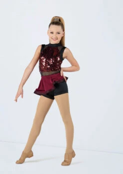 Weissman Burnin' Up 14 Weissman Burnin' Up -Dance Costumes 13499 black cherry 9513 45299.1692401594
