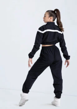 Weissman Cropped Track Jacket 10 Weissman Cropped Track Jacket -Dance Costumes 14304 black 14308 black 543 18667.1692402195