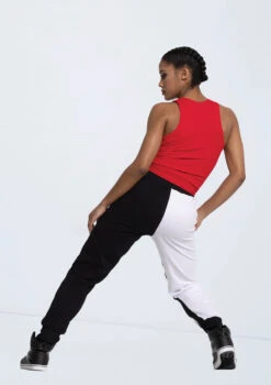 Weissman Ribbed Knit Scoop Neck Tank -Dance Costumes 14313 red AH12557 black white 2917 09552.1694130933