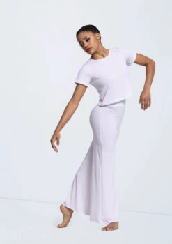 Weissman Wide Leg Matte Jersey Pants -Dance Costumes 14433 white MJ12612 white 2766 96635.1678891065