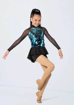 Weissman Straight Up -Dance Costumes 14457 turquoise 252 71140.1698713345