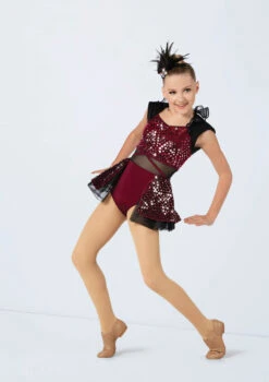 Weissman Queen 8 Weissman Queen -Dance Costumes 14702 black cherry 688 82762.1692402626