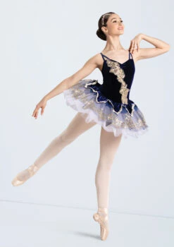 Weissman Paquita -Dance Costumes 14708 navy 7010 45085.1678890084