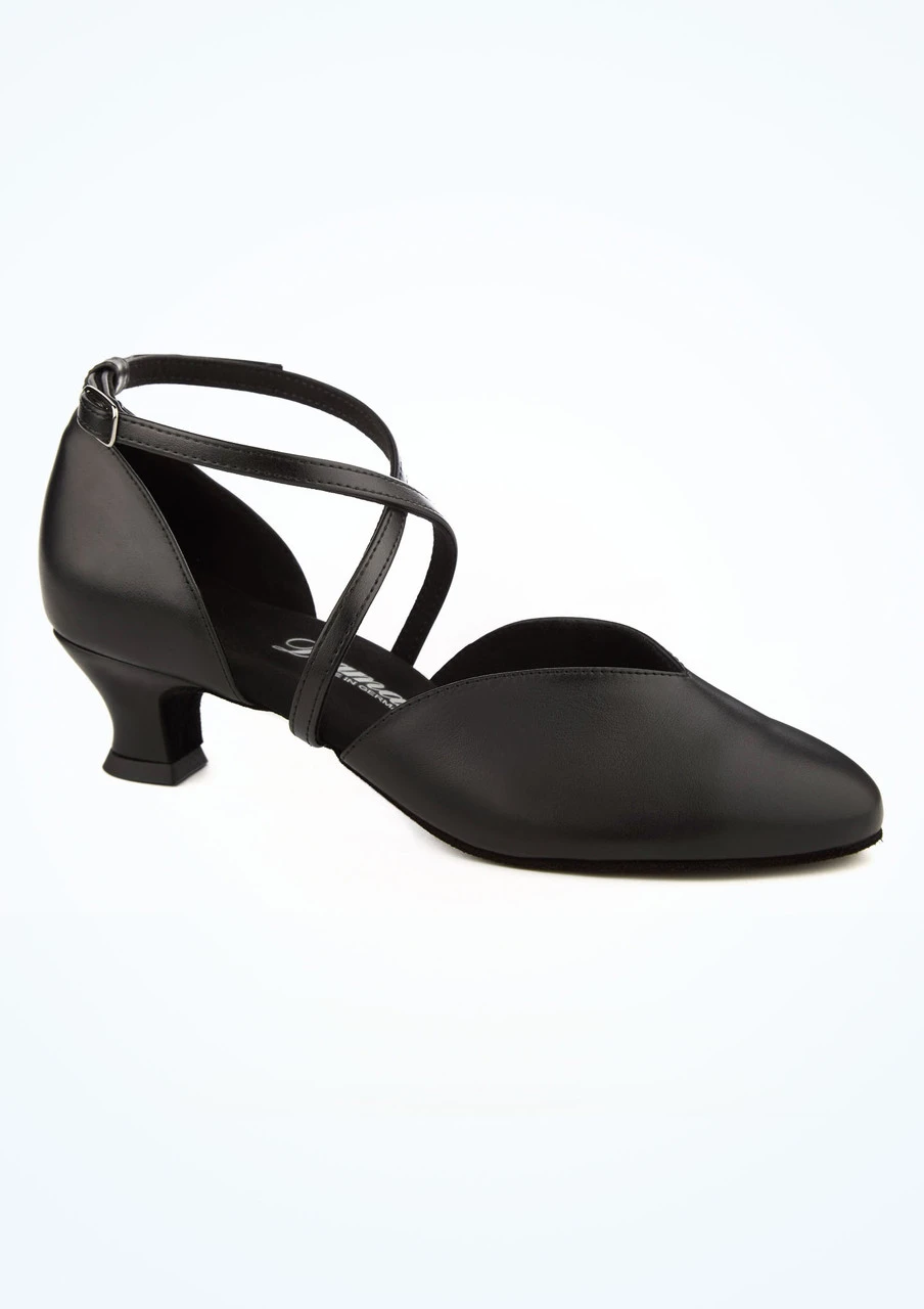 Diamant Extra Wide Ballroom Shoe 1.65" - Black 3 Diamant Extra Wide Ballroom Shoe 1.65" - Black