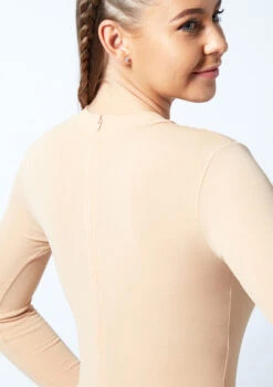 Intermezzo Long Sleeve Turtle Neck Catsuit -Dance Costumes 4685 snd close up back 1 98699.1676420918