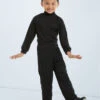 Weissman Pullover Mock Turtleneck Shirt -Dance Costumes 99 7005 black 11456 black 011 71859.1678890482