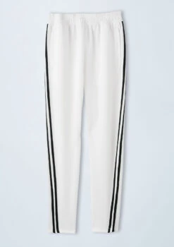 Weissman Unisex Striped Jogger Pants -Dance Costumes AH10468 white 7909 75526.1678890513