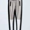 Weissman Color Block Jogger Pants -Dance Costumes AH11232 heathergraywhite 2794 64260.1678890538