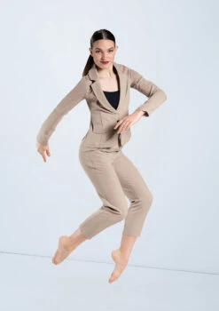 Weissman Woven Suit Pants -Dance Costumes AH11502 latte AH11836 latte 561 30067.1698840265