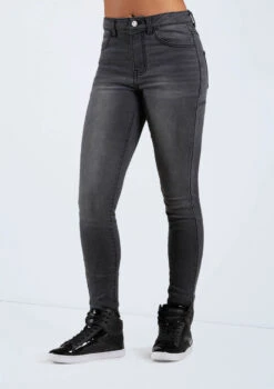 Weissman Frayed Skinny Jeans -Dance Costumes AH11506 blackdenim 166892 01936.1698450135