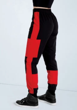 Weissman Colorblock Cargo Pants -Dance Costumes AH11991 red 0796 53874.1678890632