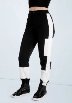 Weissman Colorblock Cargo Pants -Dance Costumes AH11991 white 0799 36109.1698450167