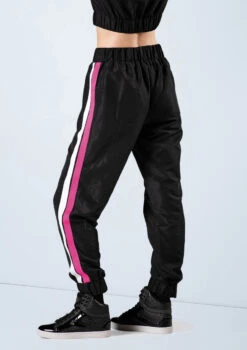 Weissman Side Stripe Joggers 7 Weissman Side Stripe Joggers -Dance Costumes AH12404 cerise 16171 70575.1698840265
