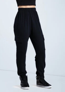 Weissman French Terry Cargo Pants -Dance Costumes AH12728 black 067 15980.1678890683