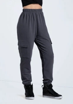 Weissman French Terry Cargo Pants -Dance Costumes AH12728 gray 047 24487.1678890683