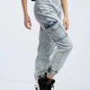 Weissman Denim Cargo Pocket Joggers -Dance Costumes AH13168 acidwash 1851 26488.1695100805