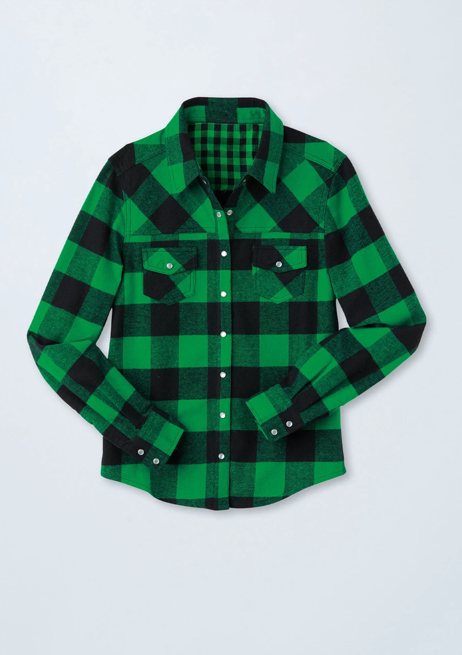 Weissman Buffalo Plaid Flannel Shirt 5 Weissman Buffalo Plaid Flannel Shirt - Image 3