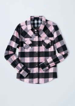 Weissman Buffalo Plaid Flannel Shirt 16 Weissman Buffalo Plaid Flannel Shirt -Dance Costumes AH3623 pink 2583 14538.1678890708