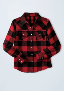 Weissman Buffalo Plaid Flannel Shirt 17 Weissman Buffalo Plaid Flannel Shirt -Dance Costumes AH3623 red 212 55702.1678890708