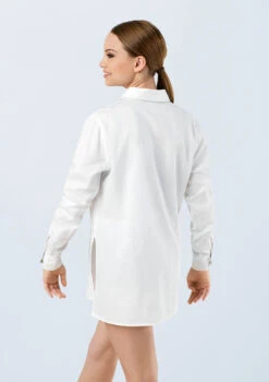 Weissman Solid Button Down Shirt 18 Weissman Solid Button Down Shirt -Dance Costumes AH9878 white 0101 58720.1678890736