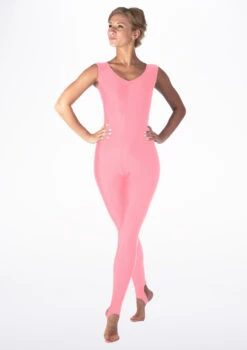 Alegra Shiny Deanna Unitard -Dance Costumes ALC0216 MAIN PNK 08077.1678871203