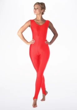 Alegra Girls Shiny Deanna Unitard 36 Alegra Girls Shiny Deanna Unitard -Dance Costumes ALC0216 MAIN RED 05007.1678871753