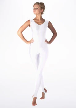 Alegra Girls Shiny Deanna Unitard 39 Alegra Girls Shiny Deanna Unitard -Dance Costumes ALC0216 MAIN WHT 24900.1678871753