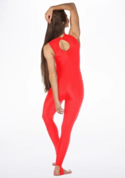 Alegra Shiny Rhona Unitard -Dance Costumes ALC0291 BACKM RED 36811.1678871264