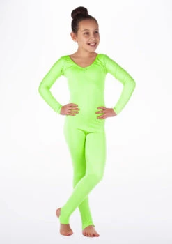 Alegra Girls Shiny Blaine Catsuit -Dance Costumes ALC5290 MAIN FGR 34626.1675211025
