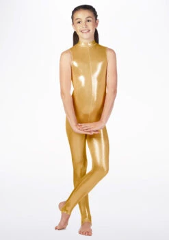 Alegra Girls Metallic Rhona Unitard