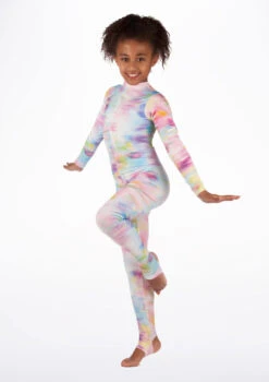 Alegra Girls Patterned Aspen Catsuit -Dance Costumes ALC5292P MAIN 1 84914.1678871860