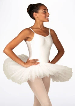 Alegra Basic Camisole Tutu Dress -Dance Costumes ALG0218 MAIN WHT 78765.1678872500