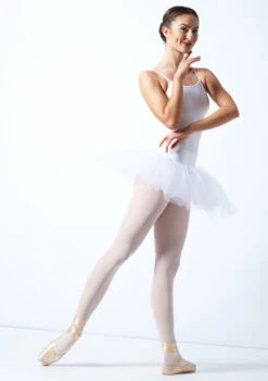 Alegra Pull On Practice Tutu -Dance Costumes ALG0219 WHT FRONT 1 41664.1678872507