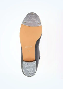 Alegra Basic Tie Front Tap Shoe -Dance Costumes ALH0019 BLK BOTTOM BLK 00980.1678872519