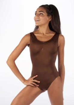 Alegra Shiny Senna Leotard -Dance Costumes ALL0203 MAIN BRN 61799.1678872843