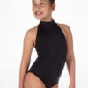 Alegra Girls Shiny Nola Leotard 2 Alegra Girls Shiny Nola Leotard -Dance Costumes ALL5217 MAIN BLK 93011.1678874231