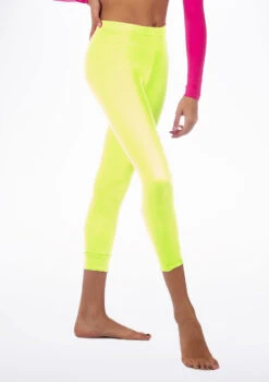 Alegra Shiny Crop Leggings -Dance Costumes ALP0206 MAIN FYE 18778.1678875058