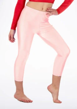 Alegra Girls Shiny Crop Leggings -Dance Costumes ALP5206 MAIN PPK 72451.1678876129