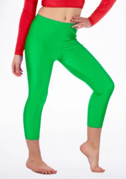 Alegra Girls Shiny Crop Leggings -Dance Costumes ALP5206 MAIN VER 85250.1678876136