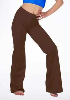 Alegra Girls Shiny Jazz Pant 33 Alegra Girls Shiny Jazz Pant -Dance Costumes ALP5208 MAIN BRN 37287.1678876167