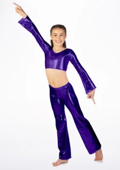 Alegra Girls Metallic Jazz Pant -Dance Costumes ALP5208 MAIN MPU 43551.1678876143