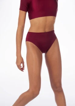 Alegra Shiny Dance Briefs -Dance Costumes ALR0280S MAIN BUR 36808.1678876225