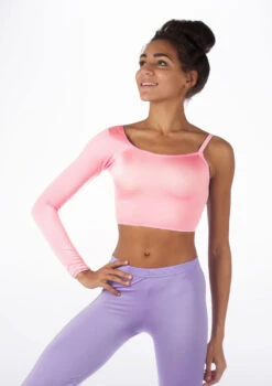 Alegra Shiny Echo Dance Top 34 Alegra Shiny Echo Dance Top -Dance Costumes ALS0252 MAIN PNK 34932.1678877653