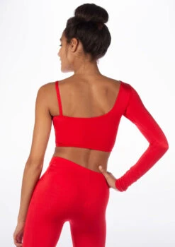 Alegra Shiny Echo Dance Top 31 Alegra Shiny Echo Dance Top -Dance Costumes ALS0252 MAIN RED 96587.1678877653