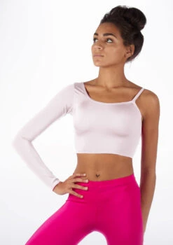 Alegra Shiny Echo Dance Top 29 Alegra Shiny Echo Dance Top -Dance Costumes ALS0252 MAIN WHT 32542.1678877653