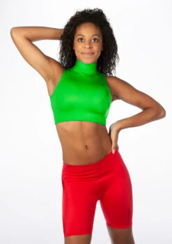 Alegra Shiny Maris Dance Crop Top -Dance Costumes ALS0264S MAIN VER 20695.1678878185