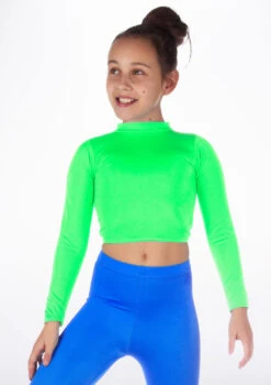 Alegra Girls Shiny Raya Dance Top -Dance Costumes ALS5267 MAIN FGR 62224.1678878576