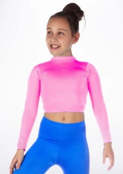 Alegra Girls Shiny Raya Dance Top -Dance Costumes ALS5267 MAIN FPK 13249.1678878575